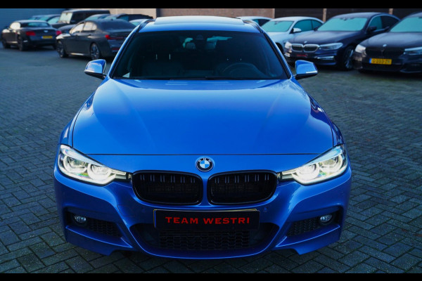 BMW 3 Serie Touring 335d xDrive Centennial High Executive | Panorama | Harman/Kardon | Elek trekhaak | 360 cam | Eristol Blau |