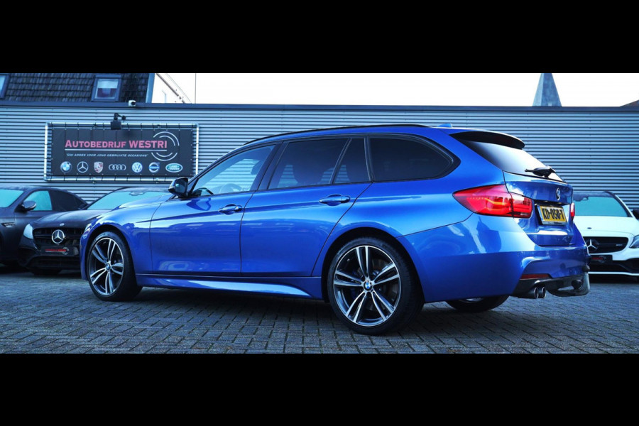 BMW 3 Serie Touring 335d xDrive Centennial High Executive | Panorama | Harman/Kardon | Elek trekhaak | 360 cam | Eristol Blau |