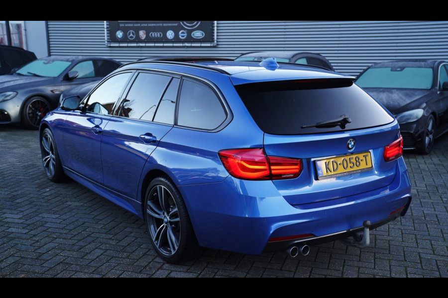 BMW 3 Serie Touring 335d xDrive Centennial High Executive | Panorama | Harman/Kardon | Elek trekhaak | 360 cam | Eristol Blau |