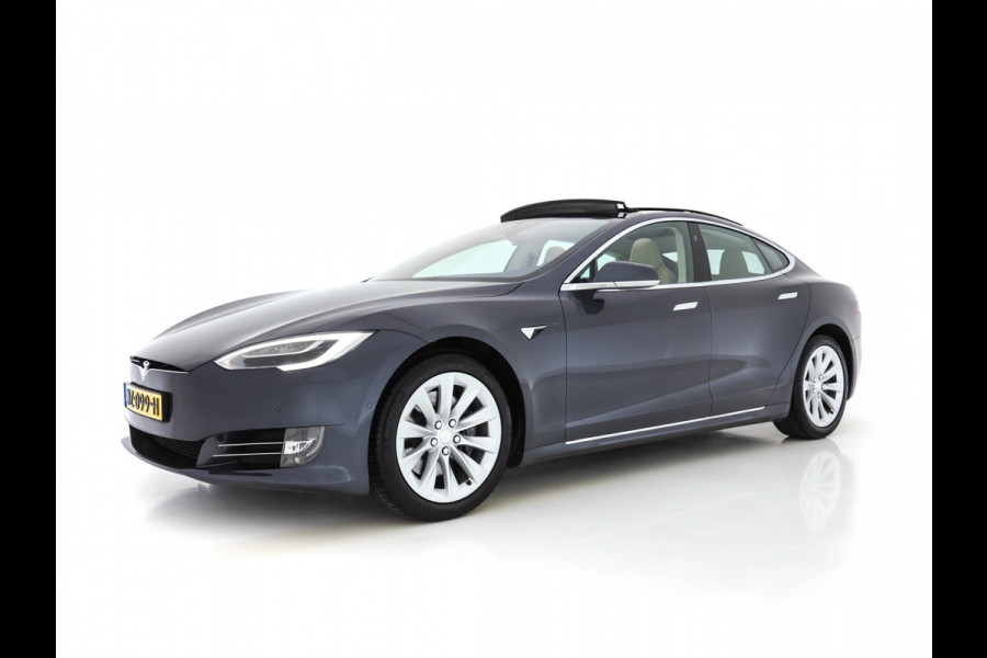 Tesla Model S 60 - 235 kw Base Premium-Pack Sound-Studio-Pack (INCL.BTW) *PANO | KEYLESS | VOLLEDER | FULL-LED | NAVI-FULLMAP | SURROUND-VIEW | ECC| PDC | CRUISE | AUTO-PILOT | LANE-ASSIST| DAB | VIRTUAL-COCKPIT*