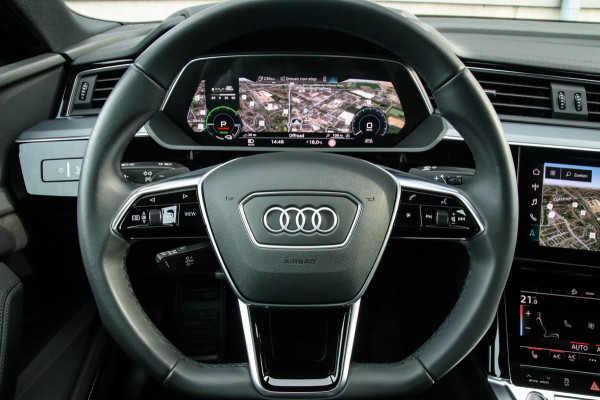 Audi e-tron Sportback 50 Quattro S Edition Pro Line S S-Line 313pk! INCL BTW!|1e Eig|DLR|Virtual Cockpit|Luchtvering|360|Black|22