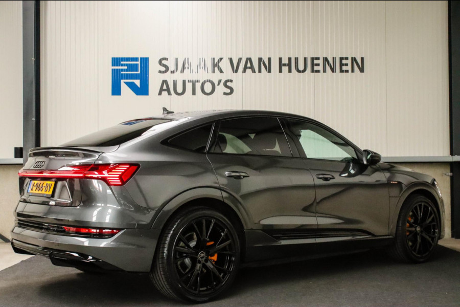 Audi e-tron Sportback 50 Quattro S Edition Pro Line S S-Line 313pk! INCL BTW!|1e Eig|DLR|Virtual Cockpit|Luchtvering|360|Black|22