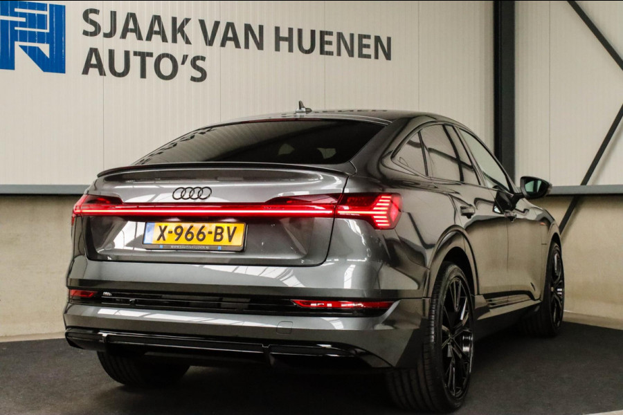 Audi e-tron Sportback 50 Quattro S Edition Pro Line S S-Line 313pk! INCL BTW!|1e Eig|DLR|Virtual Cockpit|Luchtvering|360|Black|22