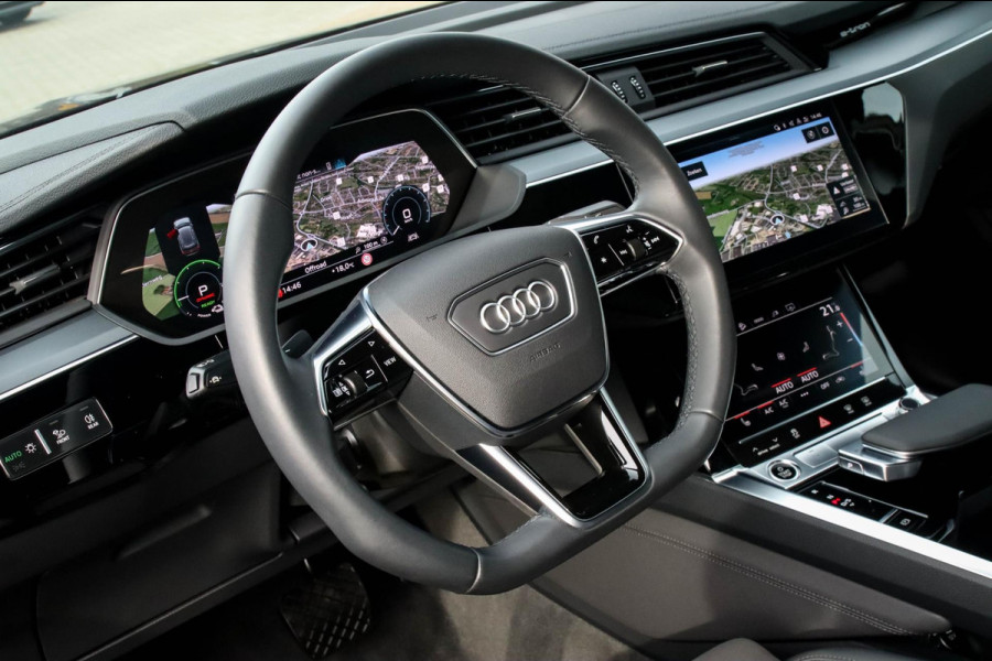 Audi e-tron Sportback 50 Quattro S Edition Pro Line S S-Line 313pk! INCL BTW!|1e Eig|DLR|Virtual Cockpit|Luchtvering|360|Black|22