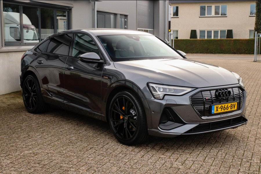 Audi e-tron Sportback 50 Quattro S Edition Pro Line S S-Line 313pk! INCL BTW!|1e Eig|DLR|Virtual Cockpit|Luchtvering|360|Black|22