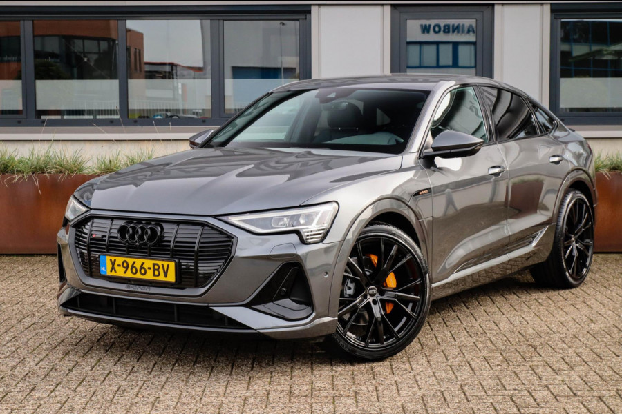 Audi e-tron Sportback 50 Quattro S Edition Pro Line S S-Line 313pk! INCL BTW!|1e Eig|DLR|Virtual Cockpit|Luchtvering|360|Black|22