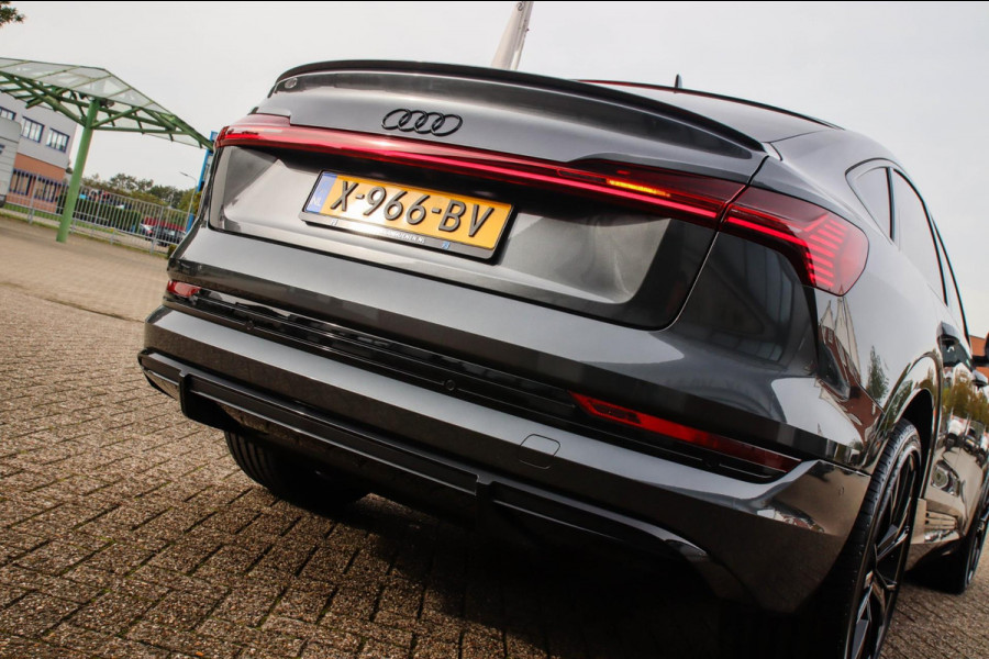 Audi e-tron Sportback 50 Quattro S Edition Pro Line S S-Line 313pk! INCL BTW!|1e Eig|DLR|Virtual Cockpit|Luchtvering|360|Black|22