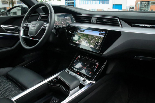 Audi e-tron Sportback 55 Quattro S Edition Pro Line S S-Line 408pk! 8%|Kuipstoelen|Panoramadak|Virtual Cockpit|Luchtvering|B&O|22