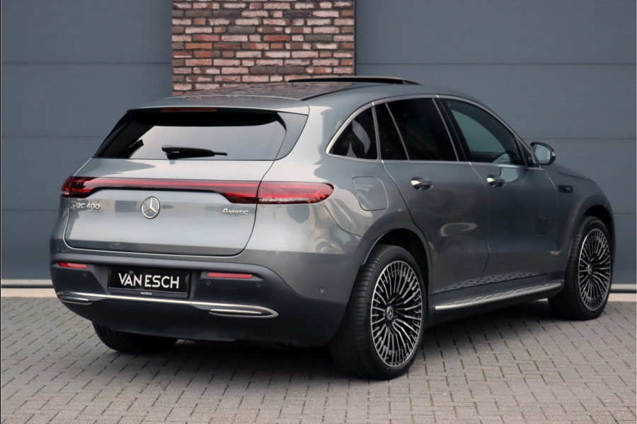 Mercedes-Benz EQC 400 4MATIC Business Solution 80 kWh | ex BTW €47.500,- | Schuifdak | Distronic+ | Massage | Leder | Keyless Go | Stoelverwarming-/ventilatie | Camera | Voorklimatisering | AIR-Balance |