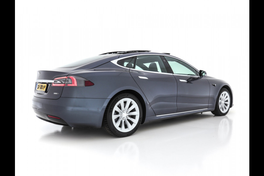 Tesla Model S 100D - 245 Kw AWD [ 3-Fase ] (INCL-BTW) *PANO | VOLLEDER | FULL-LED | VIRTUAL-COCKPIT | SURROUND-VIEW | AUTO-PILOT | AIR-SUSPENSION |  KEYLESS | CRUISE | SPORT-SEATS | 19"ALU*