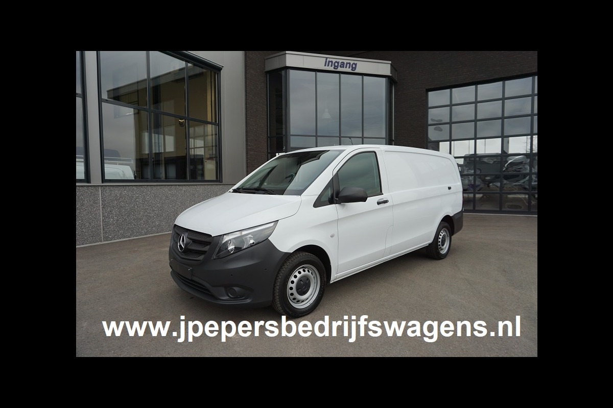 Mercedes-Benz Vito 116 CDI Lang 9G-TRONIC / Audio 30 / Camera / Parkeersensoren / Carplay navigatie / Airco / 270 Graden achterdeuren