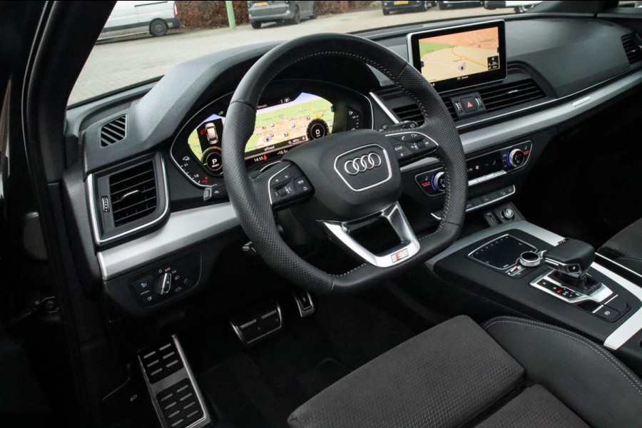 Audi Q5 55 TFSI e Quattro Competition Pro Line S S-Line 367pk Automaat! 1e|DLR|Panoramadak|Virtual Cockpit|LED Matrix|ACC|Black|21