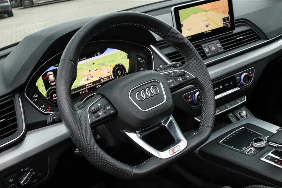 Audi Q5 55 TFSI e Quattro Competition Pro Line S S-Line 367pk Automaat! 1e|DLR|Panoramadak|Virtual Cockpit|LED Matrix|ACC|Black|21