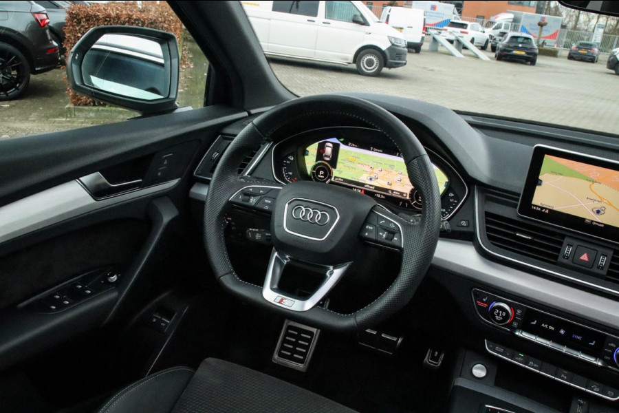 Audi Q5 55 TFSI e Quattro Competition Pro Line S S-Line 367pk Automaat! 1e|DLR|Panoramadak|Virtual Cockpit|LED Matrix|ACC|Black|21