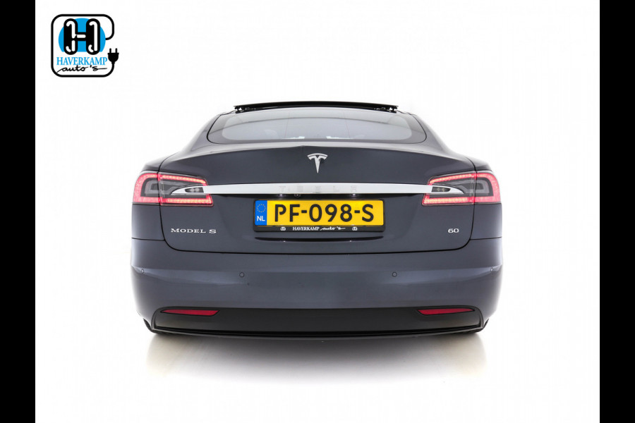 Tesla Model S 60 Base - 235 Kw (INCL.BTW) *PANO | AUTO-PILOT | KEYLESS | FULL-LED | 1/2-LEDER | NAVI-FULLMAP | SURROUND-VIEW | ECC | PDC | APP-CONNECT | LANE-ASSIST | VIRTUAL-COCKPIT | DAB*