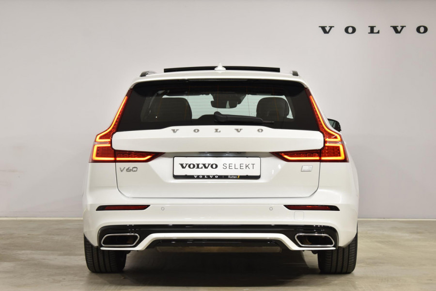 Volvo V60 T6 350PK Automaat Recharge AWD R-Design / Long Range / Panoramadak / Sportstoelen / Harman Kardon / Adaptive Cruis control / Blis / Head-up display / Trekhaak
