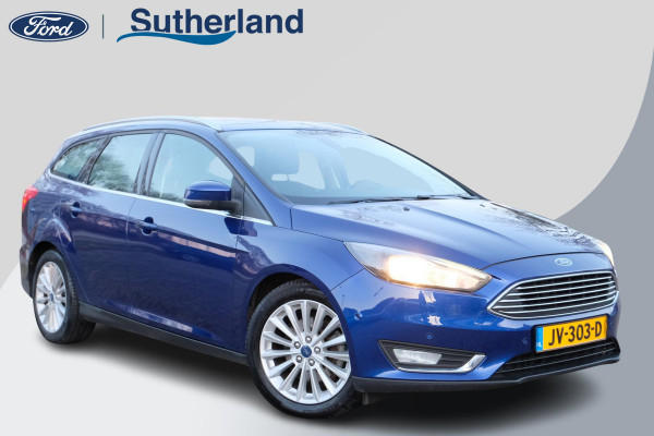 Ford Focus Wagon 1.5 Titanium 150pk | Half leder | Winterpack | 1.500kg trekgewicht | Dealeronderhouden | Navigatie | Parkeersensoren voor & Achter