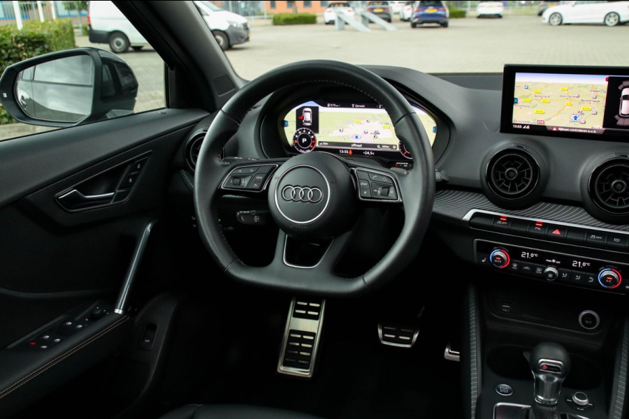 Audi Q2 1.4 TFSI CoD Sport Pro Line S S-line 150pk S-Tronic! 2e Eig|DLR|Panoramadak|Virtual Cockpit|LED|3D Knippers|Leder|Ambiance