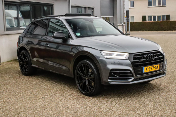 Audi Q5 55 TFSI e Quattro Competition Pro Line S S-Line 367pk Automaat! 1e Eig|Panoramadak|Virtual Cockpit|S kuipstoelen|B&O|Black