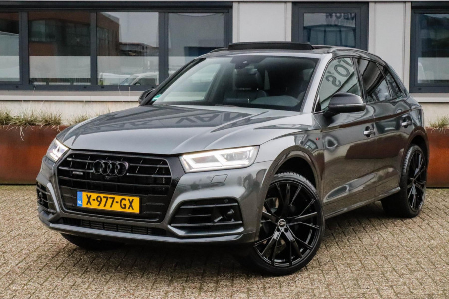 Audi Q5 55 TFSI e Quattro Competition Pro Line S S-Line 367pk Automaat! 1e Eig|Panoramadak|Virtual Cockpit|S kuipstoelen|B&O|Black