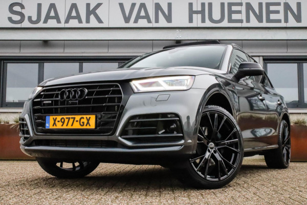 Audi Q5 55 TFSI e Quattro Competition Pro Line S S-Line 367pk Automaat! 1e Eig|Panoramadak|Virtual Cockpit|S kuipstoelen|B&O|Black