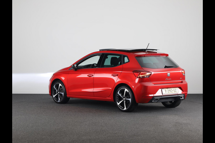 Seat Ibiza 1.0 EcoTSI FR Plus Connect Panormadak | Stoelverwarming | Full-link | Parkeersensoren | Leder/alcantara