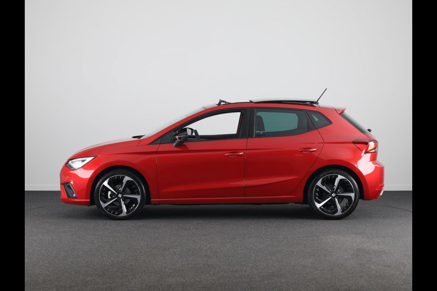 Seat Ibiza 1.0 EcoTSI FR Plus Connect Panormadak | Stoelverwarming | Full-link | Parkeersensoren | Leder/alcantara