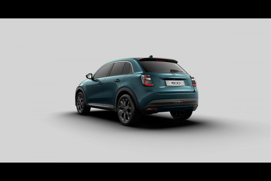 Fiat 600E La Prima 54 kWh | Clima | Adapt. Cruise | Camera | BSM | 18" | Stoelverwarming | Apple Carplay | Elektr. A-Klep | *SEPP Subsidie € 2.950,-