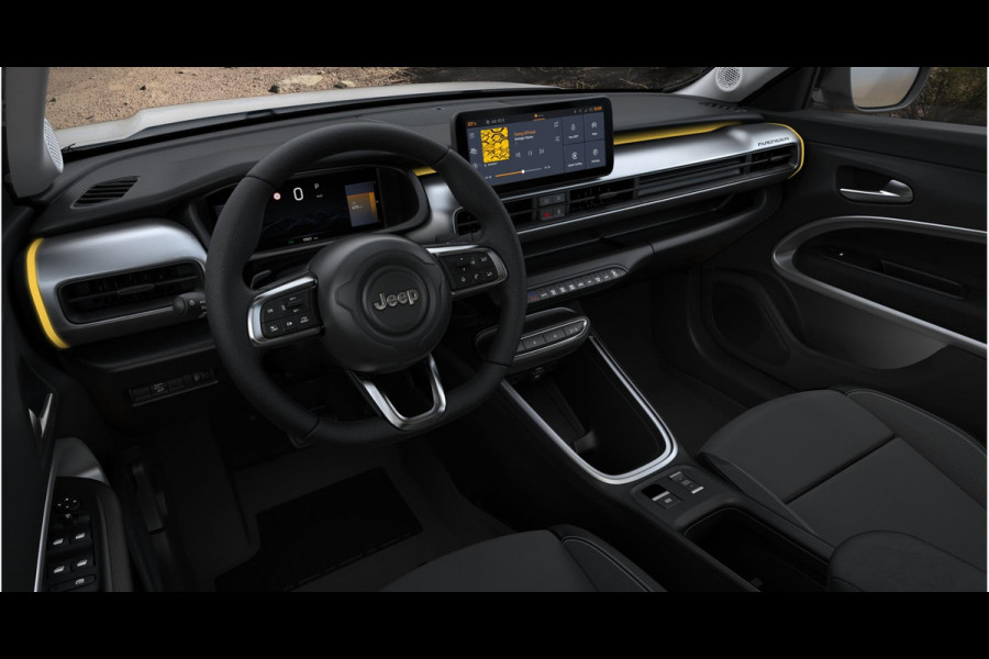 Jeep Avenger e-Hybrid Altitude | Automaat | Clima | Adapt. Cruise | 18" | PDC | Camera | Schuif/Kanteldak | Bicolore