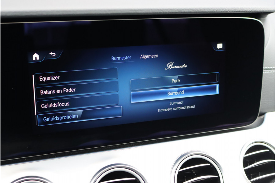 Mercedes-Benz E-Klasse 300 de Premium+ AMG Line Aut9 | Panoramadak | Memory | Burmester | Trekhaak | Keyless Go | Surround Camera | Leder | Dodehoekassistent | Cruise Control | Sfeerverlichting |