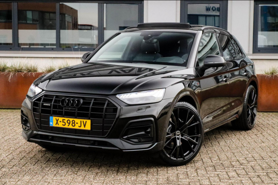 Audi Q5 50 TFSI e Quattro Competition Pro Line S S-Line 299pk Automaat! NIEUW MODEL|Luchtvering|Panoramadak|Virtual Cockpit|Matrix