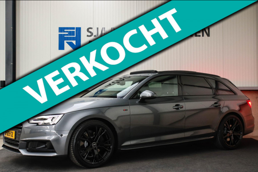 Audi A4 Avant 45 2.0TFSI S-line Black Edition Facelift 252pk S-Tronic! 1e Eig|DLR|Panoramadak|Virtual Cockpit|Leder|LED|ACC|Black