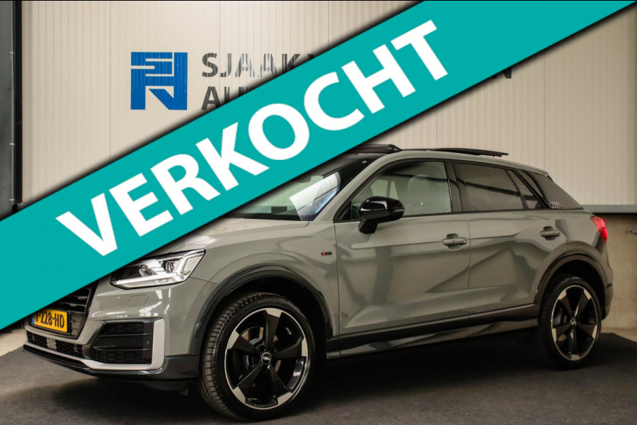 Audi Q2 1.4 TFSI CoD Sport Pro Line S S-line 150pk S-Tronic! 1e Eig|DLR|Panoramadak|LED Matrix|3D Knippers|Camera|B&O|Black|19inch