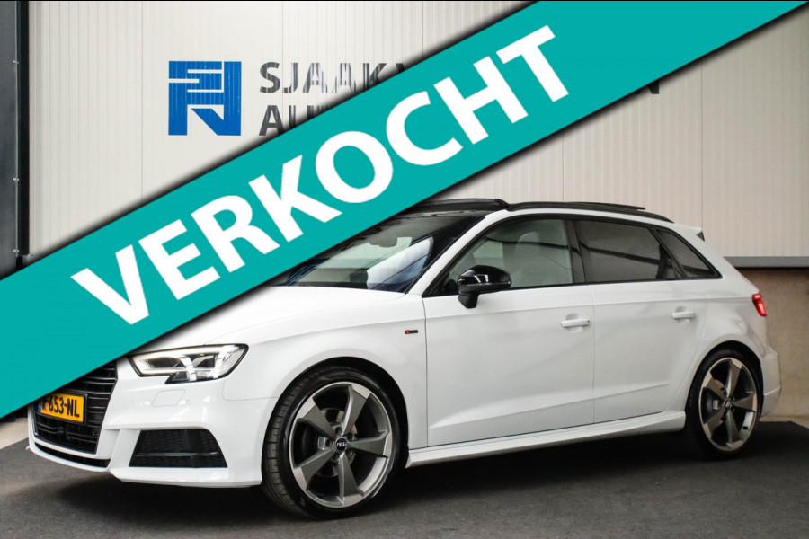 Audi A3 Sportback 1.5 TFSI Pro Line S S-line Facelift 150pk S-Tronic! 1e|DLR|Virtual Cockpit|Panoramadak|LED Matrix|Black|Trekhaak