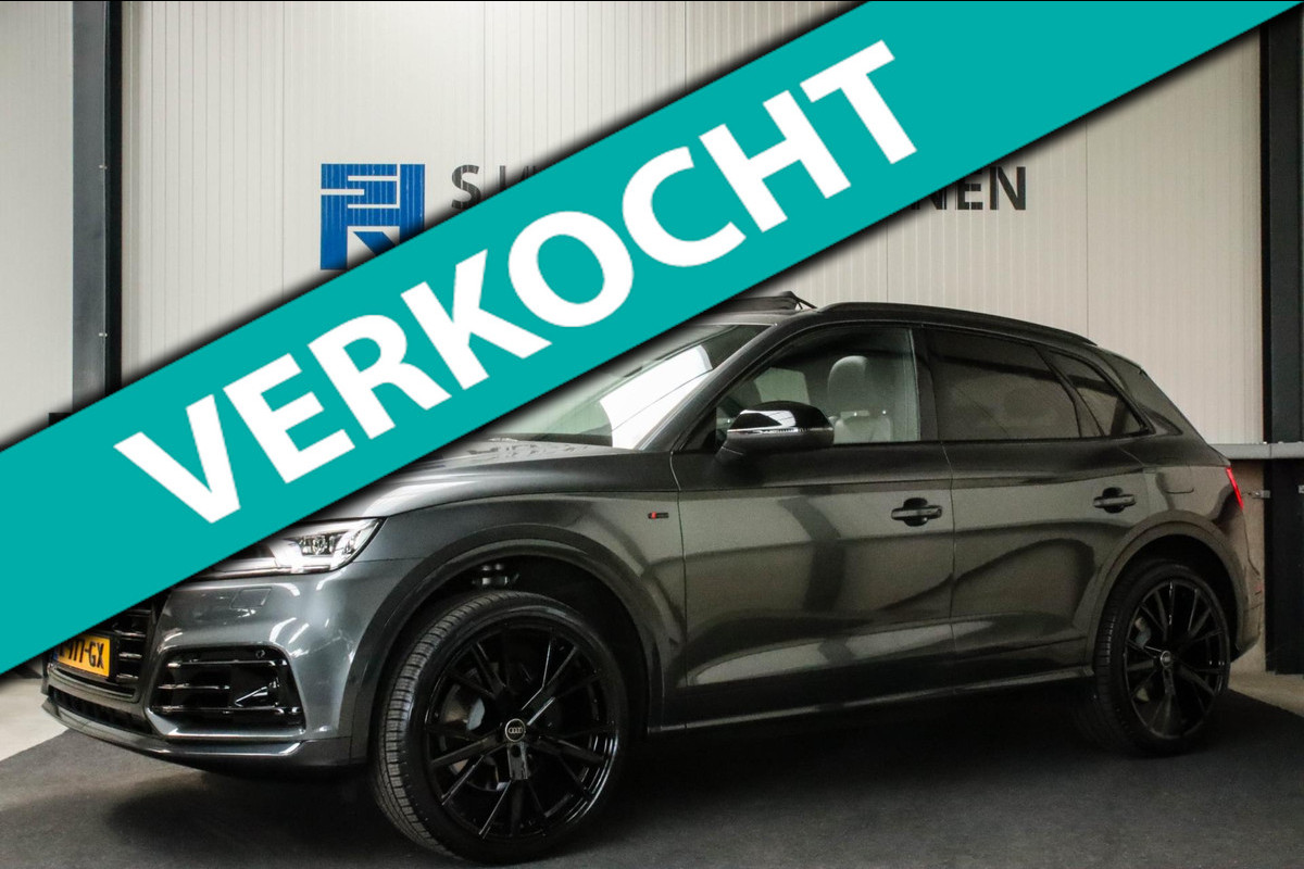 Audi Q5 55 TFSI e Quattro Competition Pro Line S S-Line 367pk Automaat! 1e Eig|Panoramadak|Virtual Cockpit|S kuipstoelen|B&O|Black