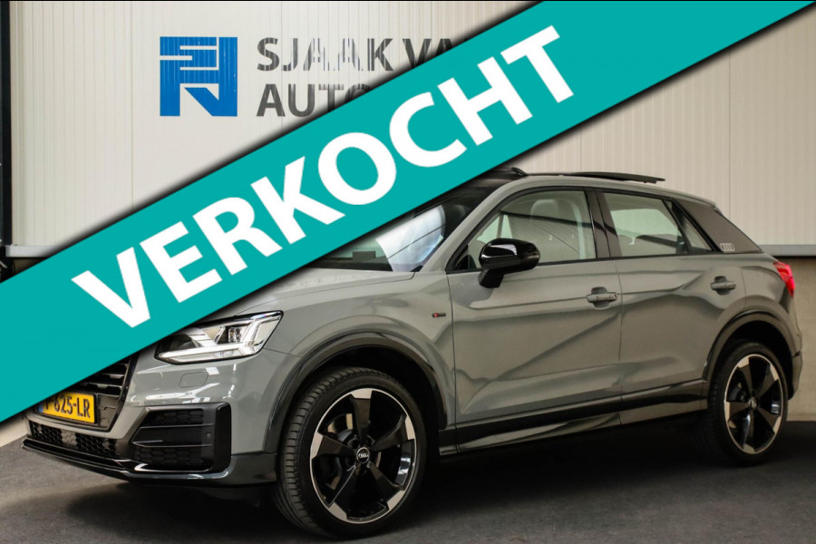 Audi Q2 1.4 TFSI CoD Sport Pro Line S S-line 150pk S-Tronic! 1e|Virtual Cockpit|Panoramadak|LED Matrix|3D Knippers|Leder|Black|19