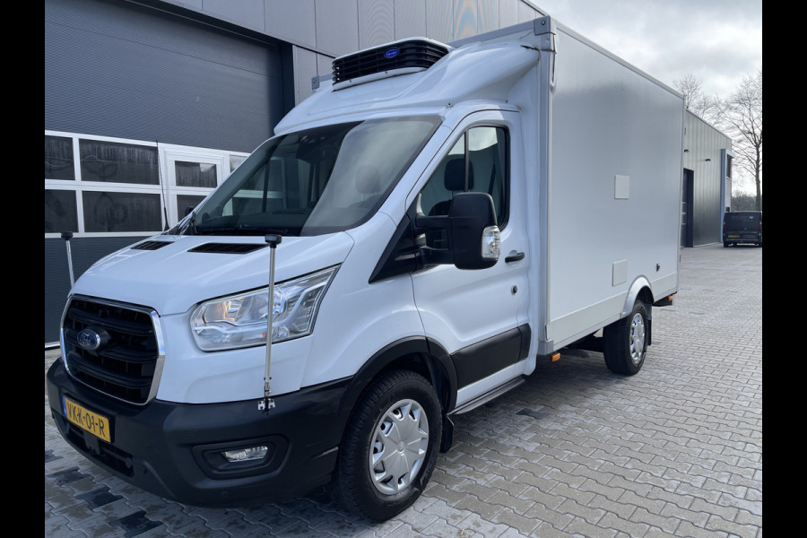 Ford Transit 2.0 TDCI automaat bakwagen met Carrier koeling / 0 graden celsius / smartbox / cruise control / airco / achteruit rijcamera / navigatie !