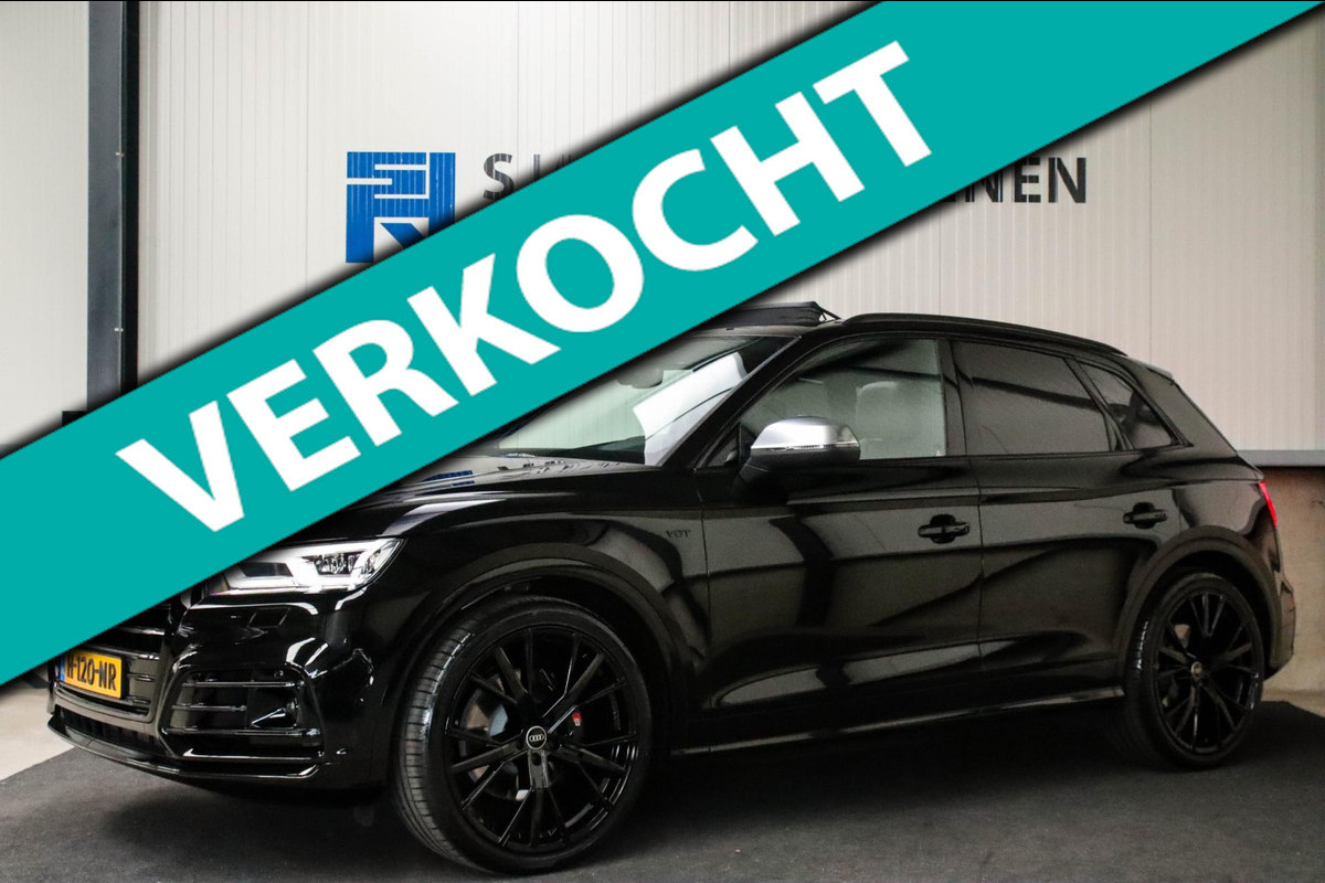 Audi SQ5 3.0TFSI Q5 Quattro S-Line 354pk Automaat! 1e Eig|DLR|Luchtvering|Kuipstoelen|Panoramadak|Virtual Cockpit|Black|Carbon|22