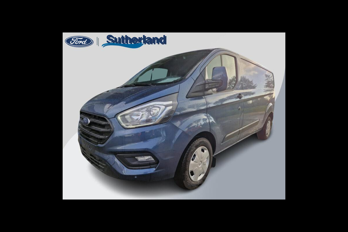 Ford Transit Custom 300 2.0 TDCI L2H1 Trend 130pk| Automaat | Driver Assistance Pack Premium | Navigatiesysteem | Camera| Reservewiel | Chrome Blue Metallic
