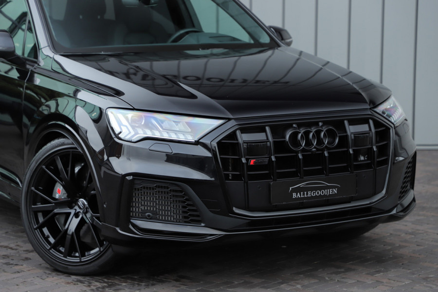 Audi SQ7 4.0 TFSI 507PK Quattro | B&O | 4W-Sturing | Keramische-remmen | Carbon | Lucht-vering | Sfeerverlichting | Matrix-led | Panorama