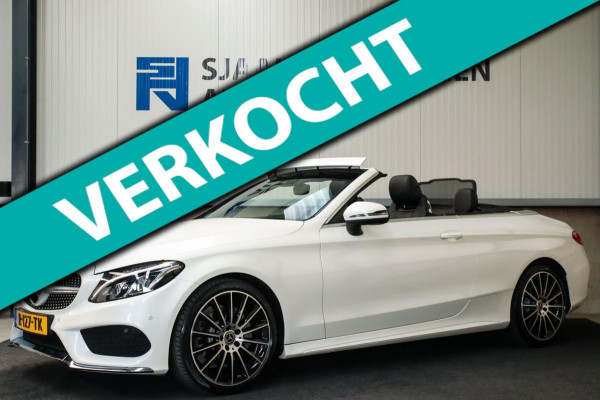 Mercedes-Benz C-Klasse Cabrio 180 Edition 1 AMG Styling 9G Automaat 156pk 1 Eig|DLR|23dkm|Lederen sportstoelen|LED|Airscarf|19inch