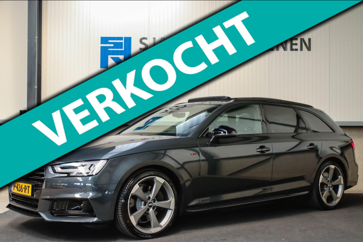 Audi A4 Avant 45 2.0TFSI S line Black Edition Facelift 252pk S-Tronic! 1e Eig|DLR|Panoramadak|Virtual Cockpit|Leder|LED|ACC|Black