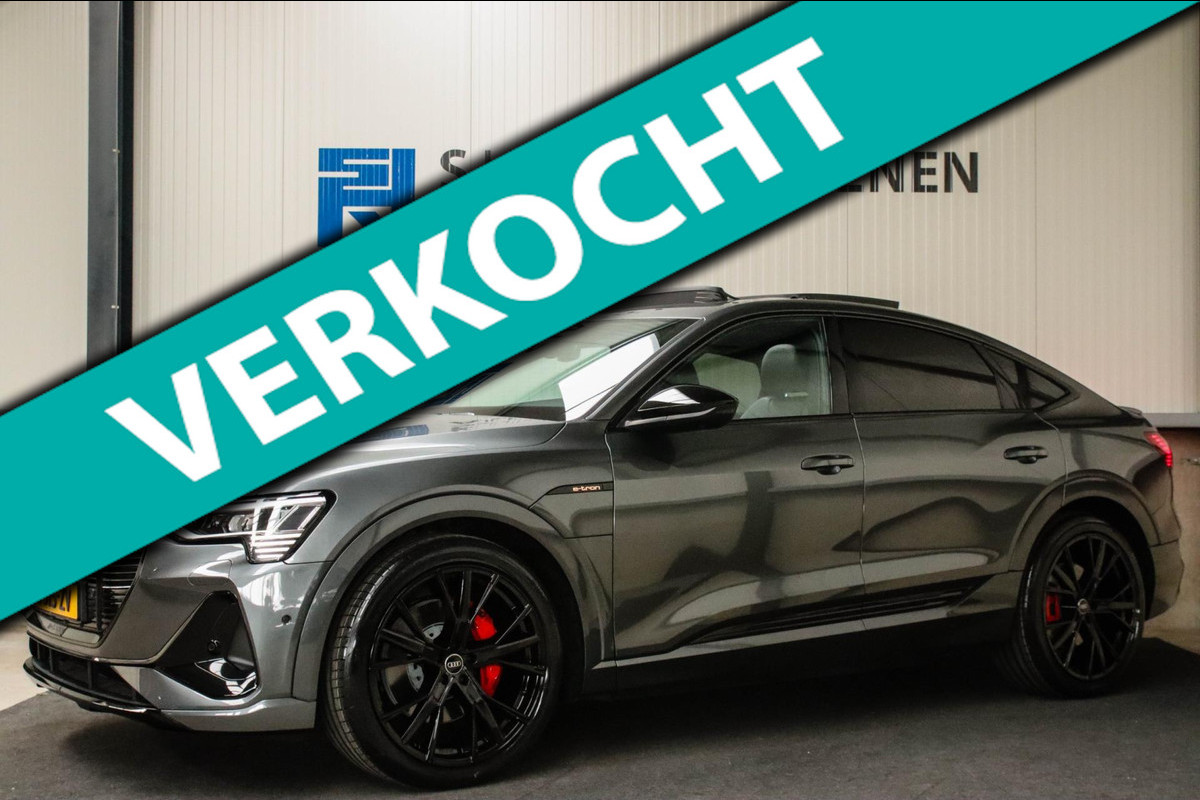 Audi e-tron 55 Quattro S Edition Pro Line S S-Line 408pk! 12%|1e|NL|DLR|Panoramadak|Virtual Cockpit|Luchtvering|ACC|360|Black|22