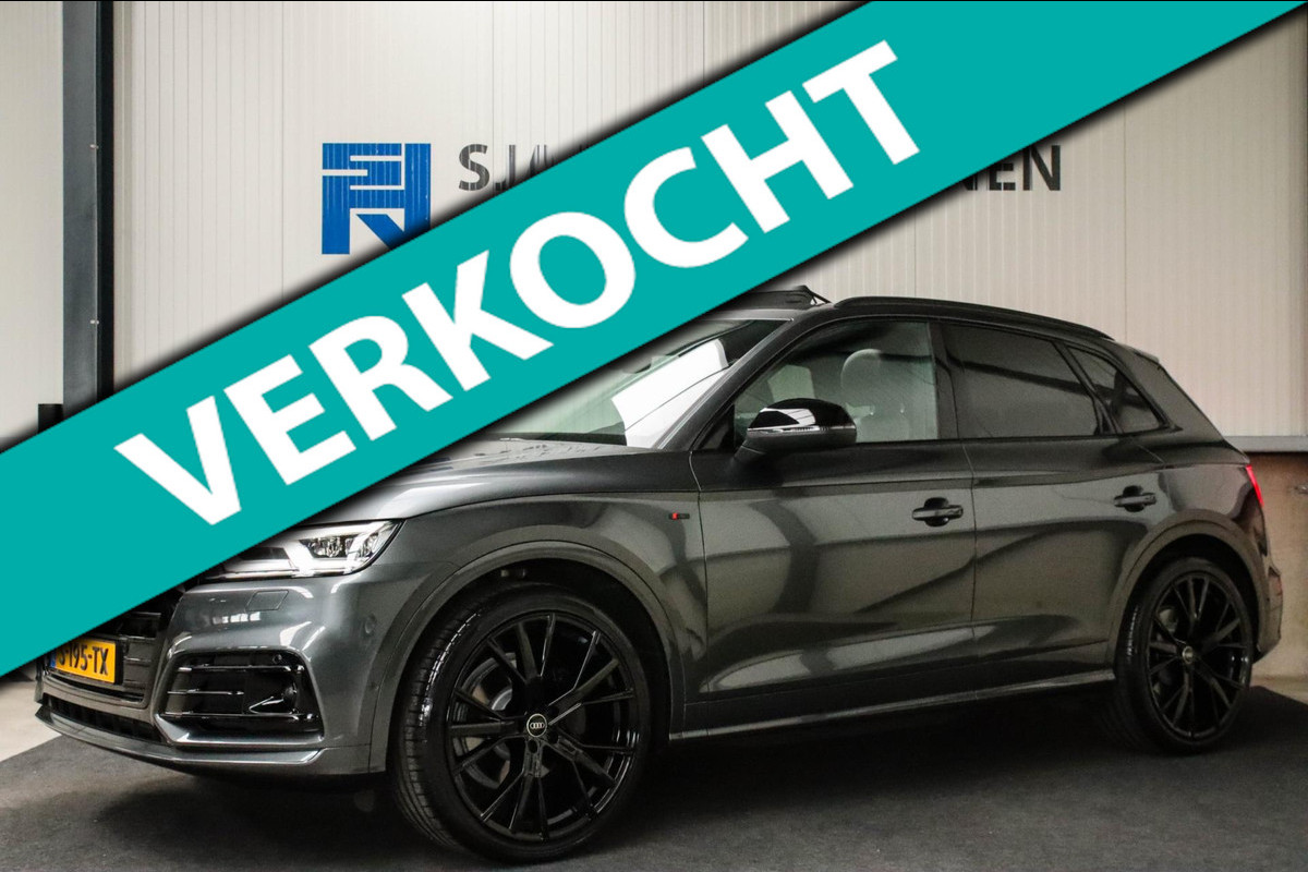 Audi Q5 2.0 TFSI Quattro Pro Line S S-Line 252pk Automaat! 1e|Dealer|Luchtvering|Panoramadak|Virtual Cockpit|360 Camera|ACC|Black