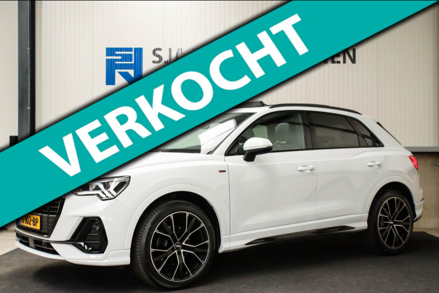 Audi Q3 35 TFSI 1.5 TFSI S Line Pro Line S 150pk S-Tronic! 1e Eig|NL|DLR|Panoramadak|Virtual Cockpit|LED Matrix|Leder|20inch|Black