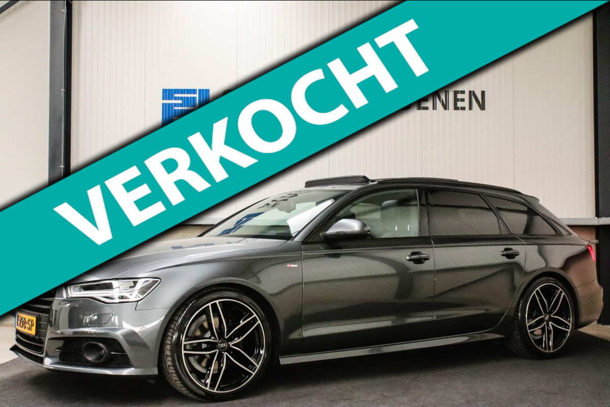 Audi A6 Avant 1.8 TFSI ultra Sport S-Line Automaat 190pk! 2e Eig|DLR|Panoramadak|Lederen sportstoelen|LED Matrix|ACC|HUD|Black|20