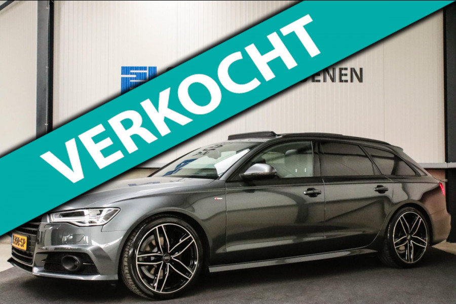 Audi A6 Avant 1.8 TFSI ultra Sport S-Line Automaat 190pk! 2e Eig|DLR|Panoramadak|Lederen sportstoelen|LED Matrix|ACC|HUD|Black|20