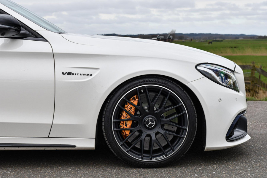 Mercedes-Benz C-Klasse C 63 s AMG, Keramisch, Schaal, Carbon, HUD, 360, ACC, Pano, IWC, Drivers, Burmester, Keyless, Full!