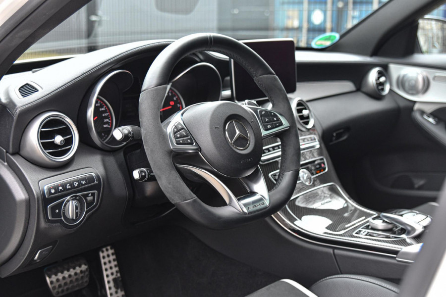 Mercedes-Benz C-Klasse C 63 s AMG, Keramisch, Schaal, Carbon, HUD, 360, ACC, Pano, IWC, Drivers, Burmester, Keyless, Full!