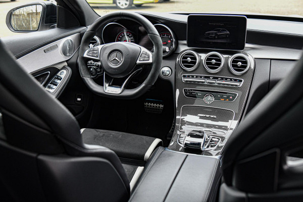 Mercedes-Benz C-Klasse C 63 s AMG, Keramisch, Schaal, Carbon, HUD, 360, ACC, Pano, IWC, Drivers, Burmester, Keyless, Full!